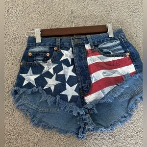 Fun women holiday short shorts